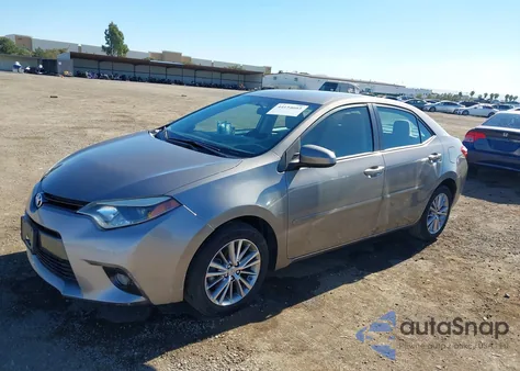 2015 Toyota Corolla Le Plus from USA, damaged, VIN 5YFBURHE3FP214089